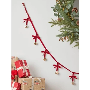Beige & Stone Yılbaşı Kadife Zilli Noel Ağacı Süsü