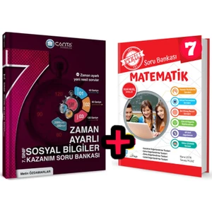 Çanta Yayınları 7. Sınıf Sosyal Bilgiler Etkinlikli Kazanım Soru Bankası
