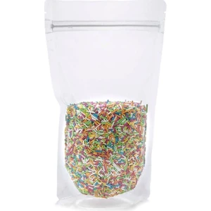 Şeffaf Kilitli Doypack Ambalaj 8,5 x 14,5 + 2,5 cm. 50 gr. - 50 Adet