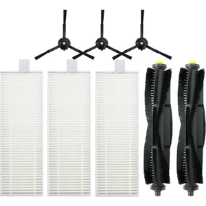 Rulo Fırça Hepa Filtre Yan Fırça Qihoo 360 S10 X100 Max Robotik Elektrikli Süpürge Için Yedek Parçalar (Yurt Dışından)