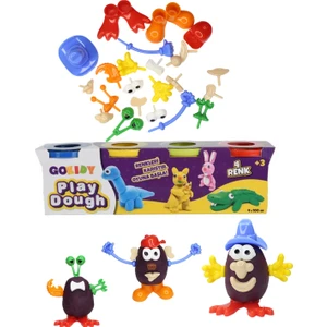 PlayToys 4 Lü Oyun Hamuru ve Aksesuarı Vücut Parçaları 26 Parça