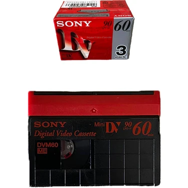 Sony Dvm 60 Mini Dv Kamera Kaseti 1 Adet - 3DVM60R3 Mini Dv