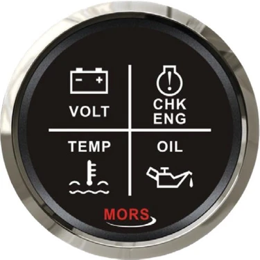 Mors Alarm Seti Göstergesi 4'lü 12-24 Volt