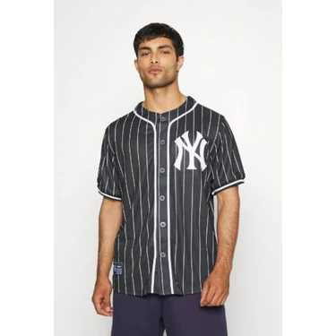 Majestic - MLB New York Yankees - Chemise en jersey style baseball