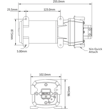 Seaflo Diyaframlı Hidrafor 220V