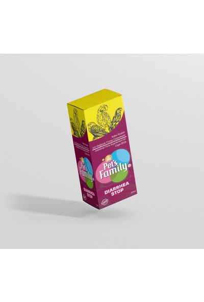 Pets Family Kafes Kuşları Için Bağırsak Florası Düzenleyici - Diarrhea Stop