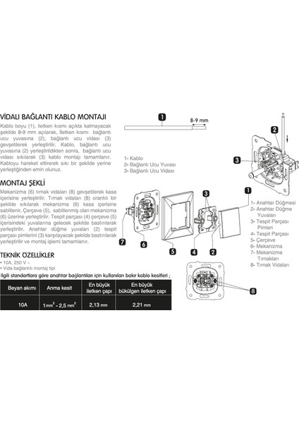 Karre Anahtar - Beyaz 90960701