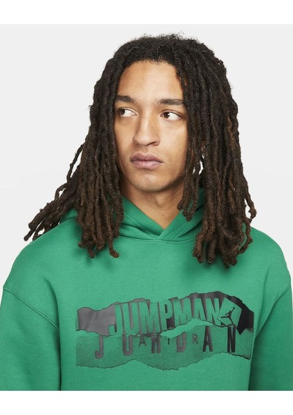Jordan Essential Fleece Grafikli Erkek Kapüşonlu SWEATSHIRT-DH5481-302