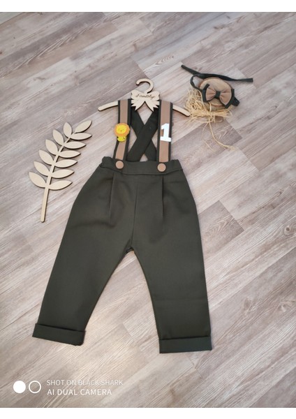 Feri Atölye Safari Konsept Haki Camel Bebek Salopet Takımı fiyatları
