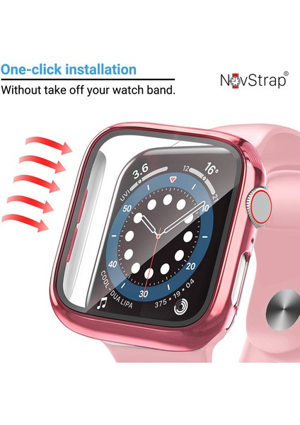 Apple Watch Seri 7/8/9 45mm ile Uyumlu Ekran Kasa Koruyucu Kapak Kılıf 360 Tam Koruma fırsatları