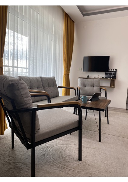 Balkon, Bahçe, Cafe - Mobilya, Metal Koltuk Takımı - 2+1+1 + Sehpa modelleri