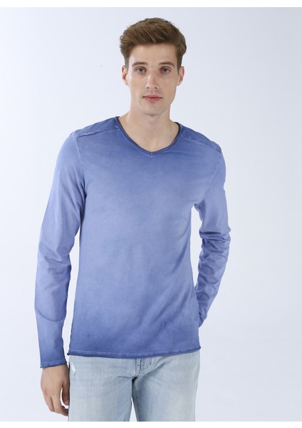Koyu Lacivert Erkek Sweatshirt 62LAR Matt Sw