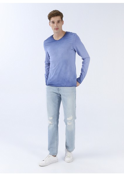 Koyu Lacivert Erkek Sweatshirt 62LAR Matt Sw