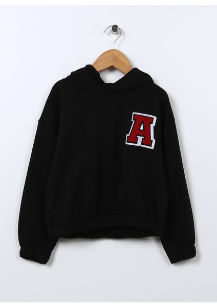 Sweatshirt, 9-10 Yaş, Siyah