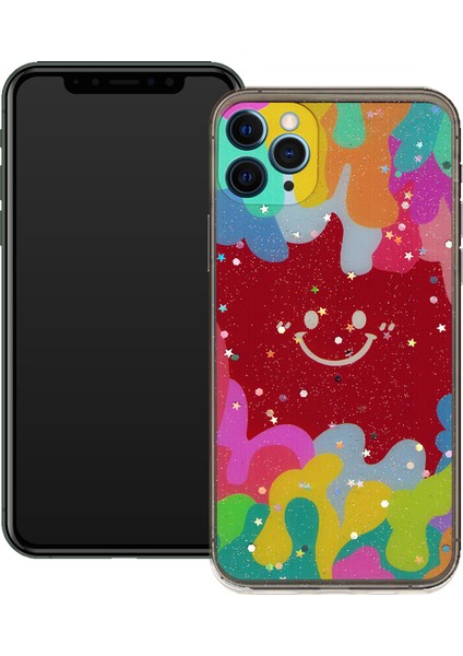 Apple Iphone 11 Pro Gülen Yüz Sert Slikon Kılıf