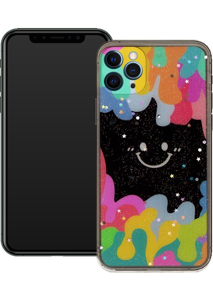Apple Iphone 11 Pro Gülen Yüz Sert Slikon Kılıf