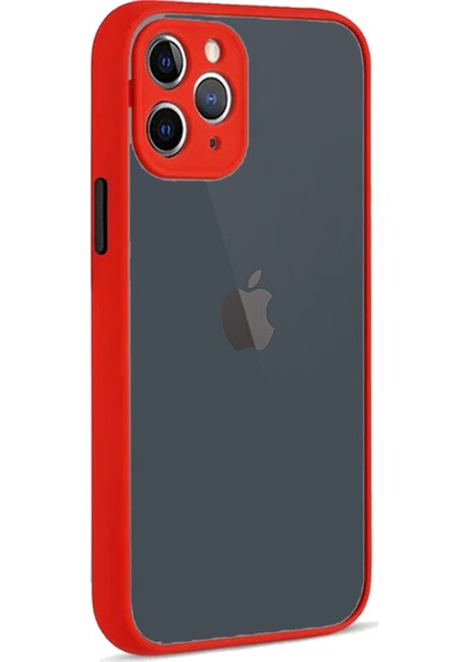 Apple Iphone 11 Pro Max Montreal Arkası Şeffaf Sert Silikon Kılıf