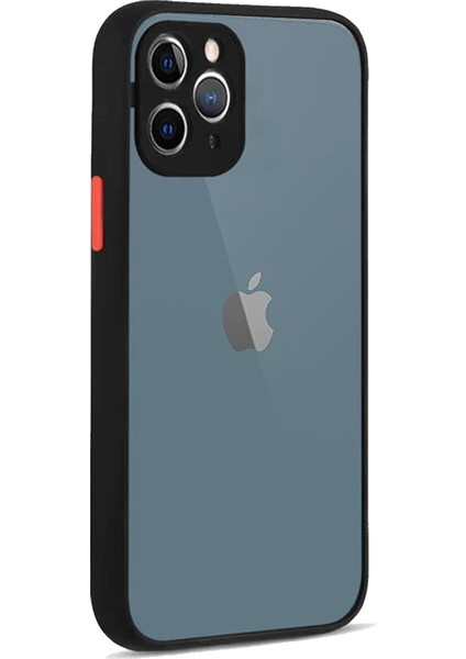 Apple Iphone 11 Pro Max Montreal Arkası Şeffaf Sert Silikon Kılıf
