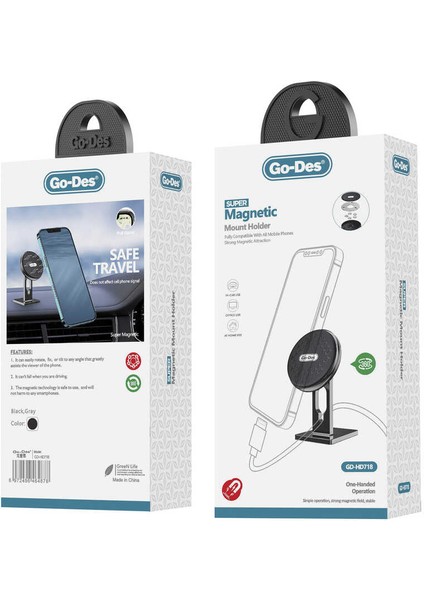 GD-HD718 Magnetik Araç Telefon Tutucu modelleri