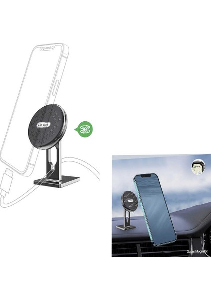 GD-HD718 Magnetik Araç Telefon Tutucu fırsatları