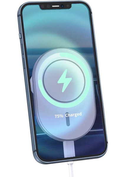CH-306 Magnetic Wireless Charging Car Mount Araç Telefon Tutucu