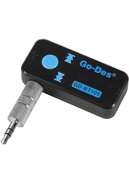 GD-BT105 Bluetooth Reciever Mikrofonlu Tak & Çalıştır 3.5 mm Kablosuz Ses Alıcısı