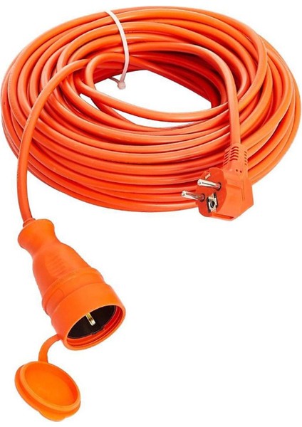 Bylion 10 Metre Seyyar Uzatma Kablosu 3x1.5 mm Turuncu Kablo