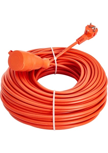 Bylion 10 Metre Seyyar Uzatma Kablosu 3x1.5 mm Turuncu Kablo