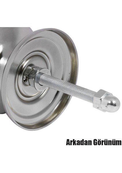 Gülkumru Albrifin Saten Kapı Tokmağı Topuzu Kolu Metal Tokmak