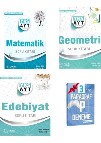 AYT Matematik Geometri ve Edebiyat Soru Kitabı Set