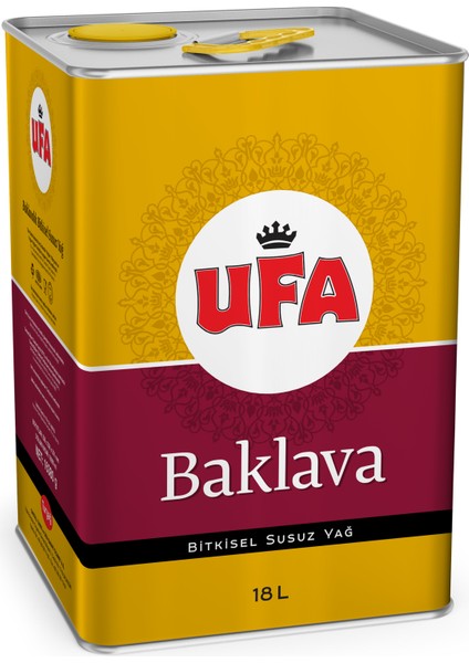 Ufa Baklava Yağ (18 kg. Teneke)