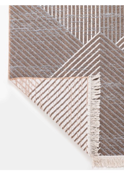 Bohem Serisi Kilim Bej Çift Taraflı Dokuma Pamuklu Kilim Bhm1q indirimleri