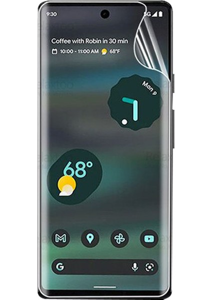Google Pixel 6A Full Ön Kaplama Tpu Soft Koruma Filmi