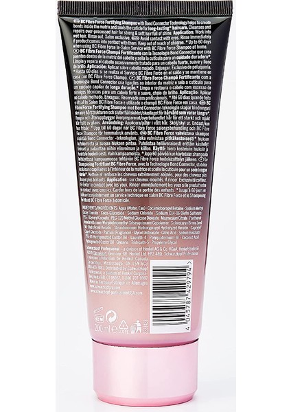 Bc Bonacure Fibre Force Strengthening Fortifying Shampoo 200 Ml