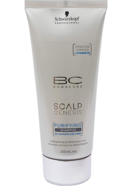 Bc Bonacure Scalp Genesis For Oily And Dirty Hair Purifying Shampoo 200 Ml