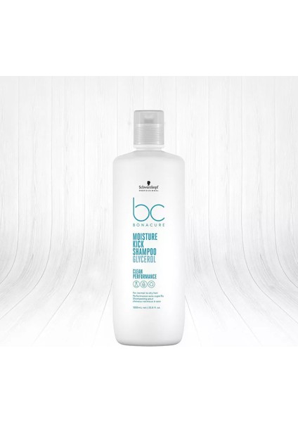 Bc Bonacure Moisture Kick Glycerol Shampoo 1000 Ml