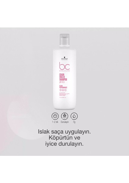 Bc Bonacure Color Freeze For Colored Dyed Hair Shampoo 1000 Ml Ph 4.5 indirimleri