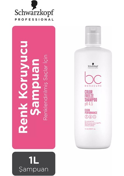Bc Bonacure Color Freeze Color Hold Sulfate Free Shampoo 1000 Ml Ph 4.5
