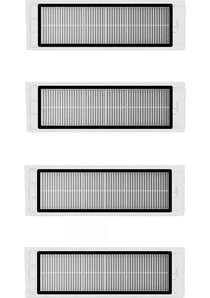 Dreame Bot D9 Max Robot Süpürge Uyumlu 4'lü Hepa filtre- Yedek Parça Seti