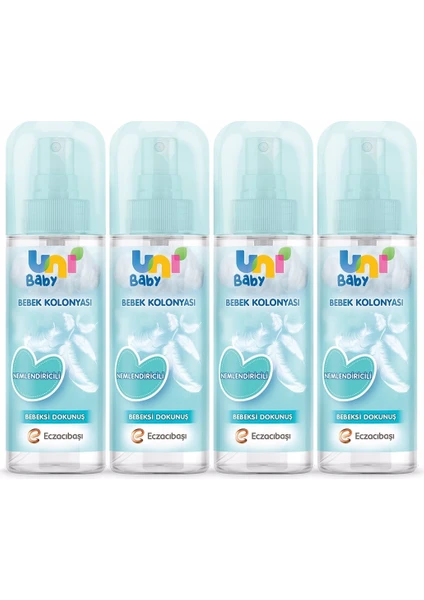 Uni Baby Kolonya Bebeksi Kokular 150 ml x 4 Adet