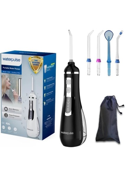 WP-V500-B Water Flosser Taşınabilir Şarjlı Masajlı Ağız Duşu (Yurt Dışından) fiyatları