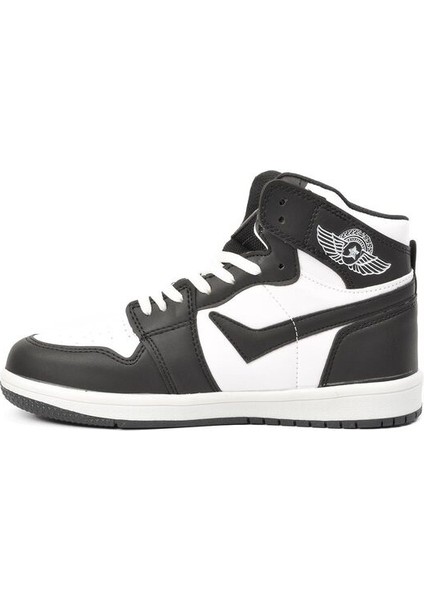 Lambırlent Siyah Beyaz Bilek Boy Erkek Spor Ayakkabı modelleri