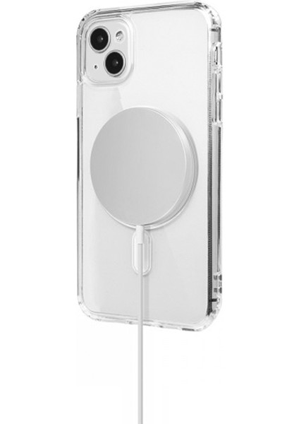 iPhone 13 Kılıf Magsafe Destekli Şeffaf Silikon Kapak fırsatları