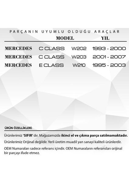 Mercedes W202, W203, W210 Için Avantgarde Otomatik Vites Topuzu