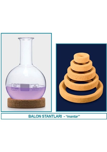 029.04.002 Balon Standı Mantar 250 500 ml 1 Adet