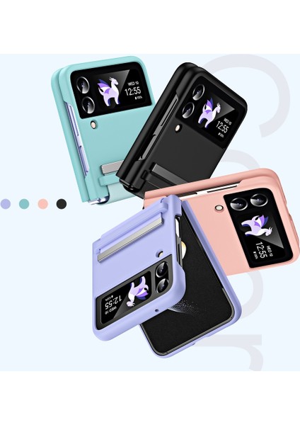 Samsung Galaxy Z Flip 3 Cilde Duyarlı Deri Tutkal Zinciri Cep Telefonu Kılıfları(Yurt Dışından) indirimleri