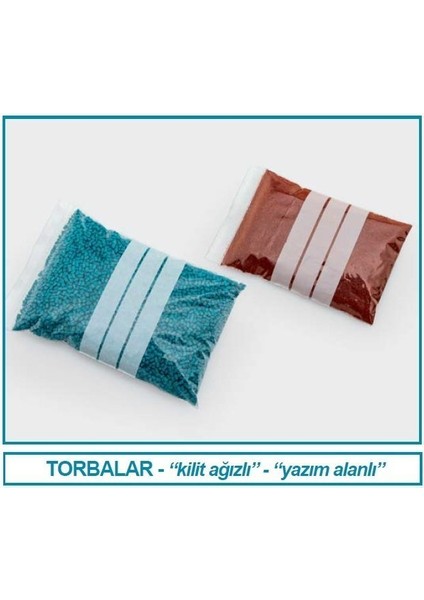 039.08.150 Torba Numune P.e Kilitli Ağızlı 3 Yazım Alanlı 100 x 150 mm 100 Adet