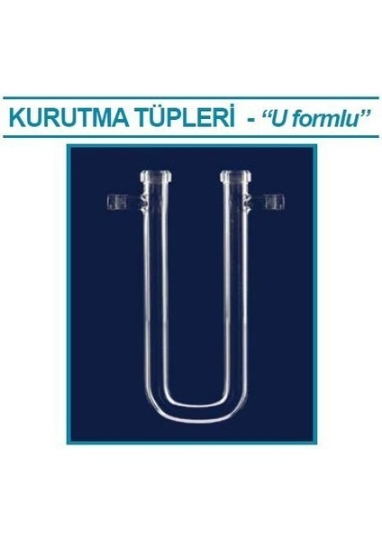 065.62.130 Kurutma Tüpü U Şekilli 130 mm Çap : 13 mm Dişi Şilif : Ns 14/23 1 Adet