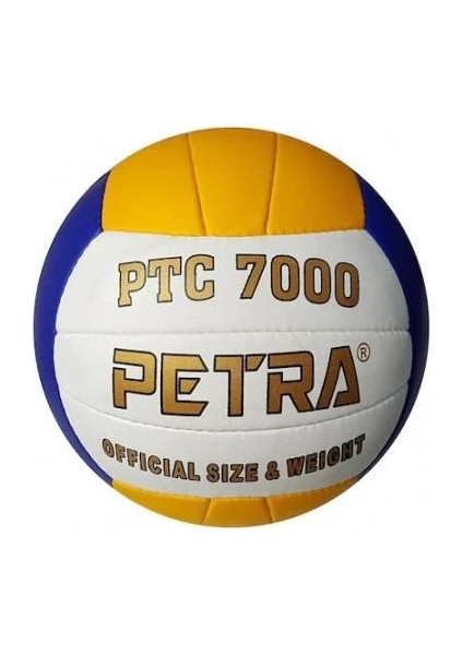 Katze KT6000 Voleybol Topu El Dikişli Voleybol Topu Beyaz Mavi