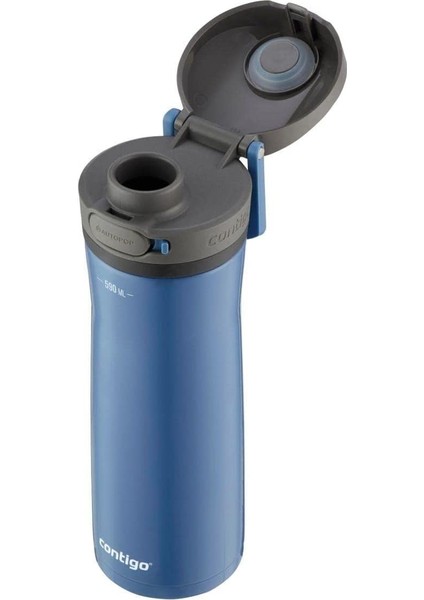 Jackson Autopop Soğuk Su Termosu 590 Ml, Mavi